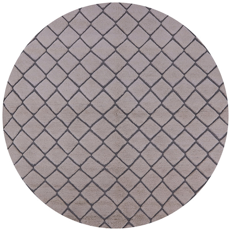 Tapis brun Briarcliffe, Rond 4 pi