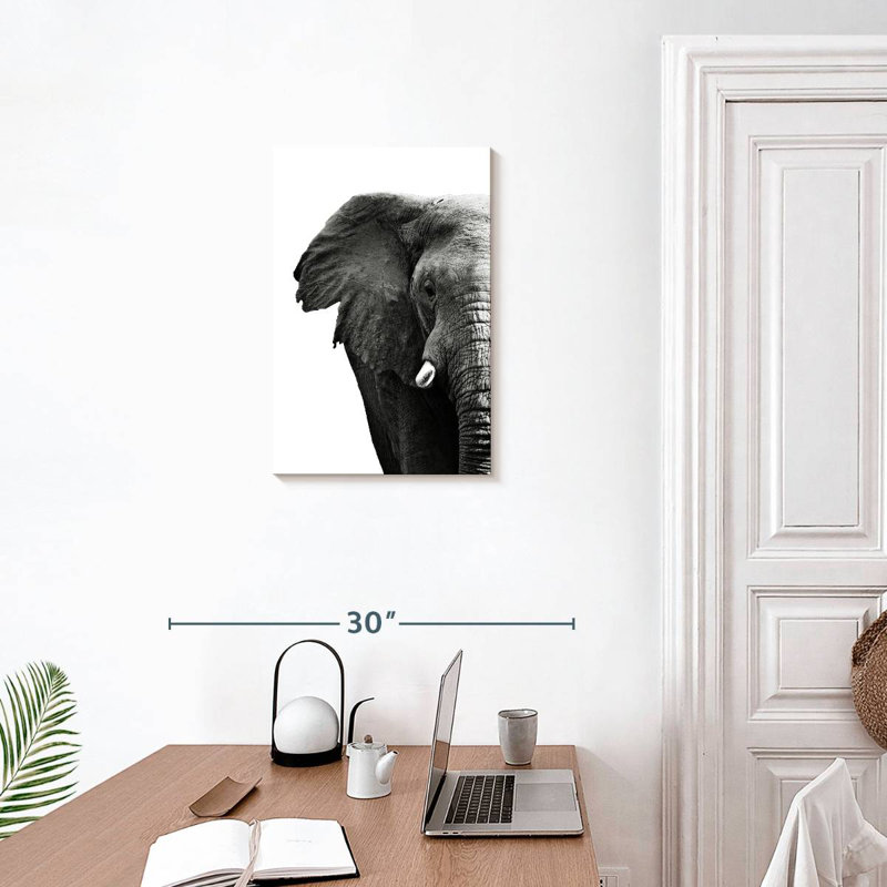 Éléphant d'Afrique ridé Brampt, H 24 po x l 16 po