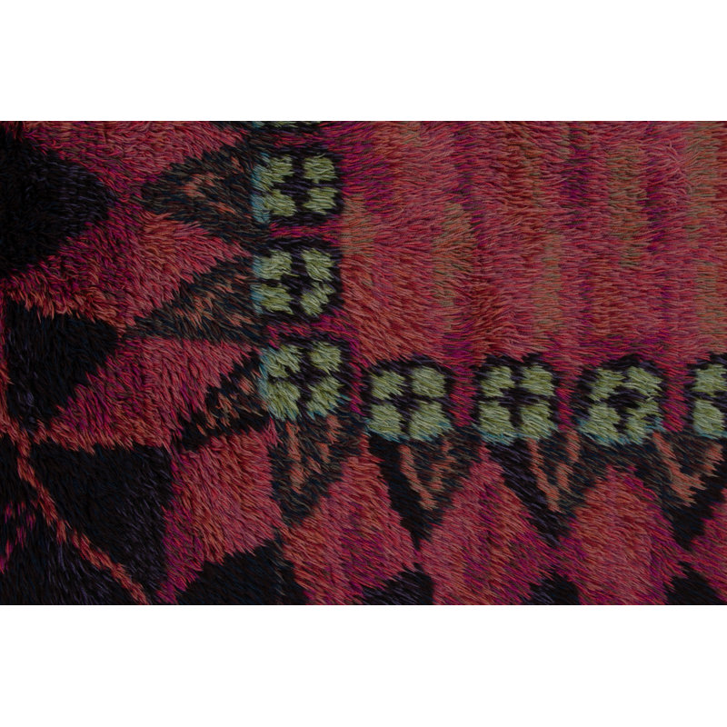 Scandinavian One-of-a-Kind 4'6x6'5 Hand Knotted Area Rug