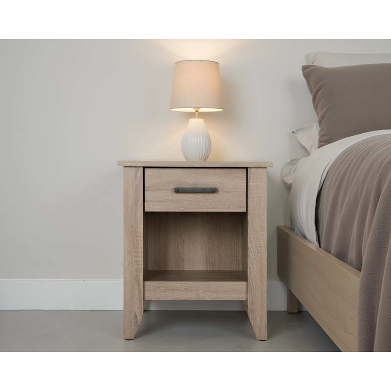 Carl Sandlewood Nightstand, Sandlewood