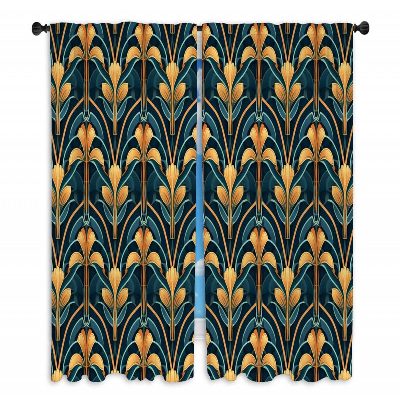 Paire de rideaux obscurcissant en polyester Deundrae, L 40 po x L 84 po