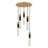 Davies Integrated LED Brushed Gold Pendant Light