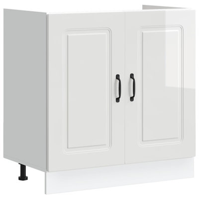 Sink Base Cabinet Kalmar 80X46x81.5 Cm Engineered Wood