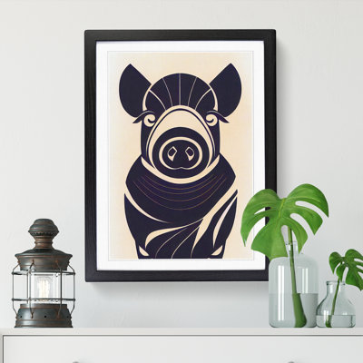 Yorklyn Pig Deco Style Vol.1 - Wall Art
