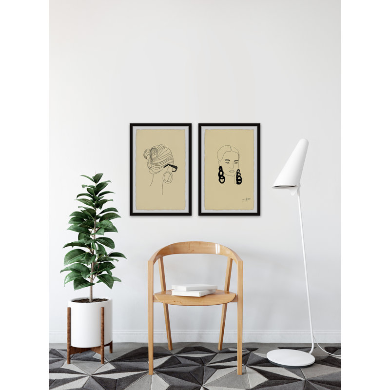 Spaeth Just Be Awesome by Marmont Hill - 2 Piece Single Picture Frame Painting Set, 45cm H x 76cm W x 3.81cm D