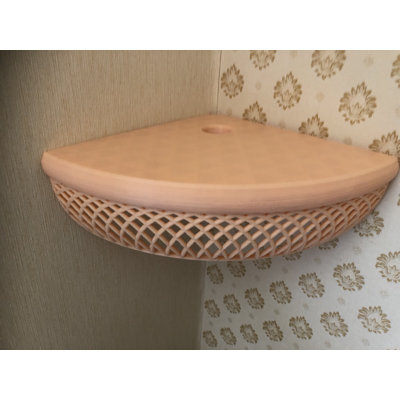Small Corner Shelf With Fret