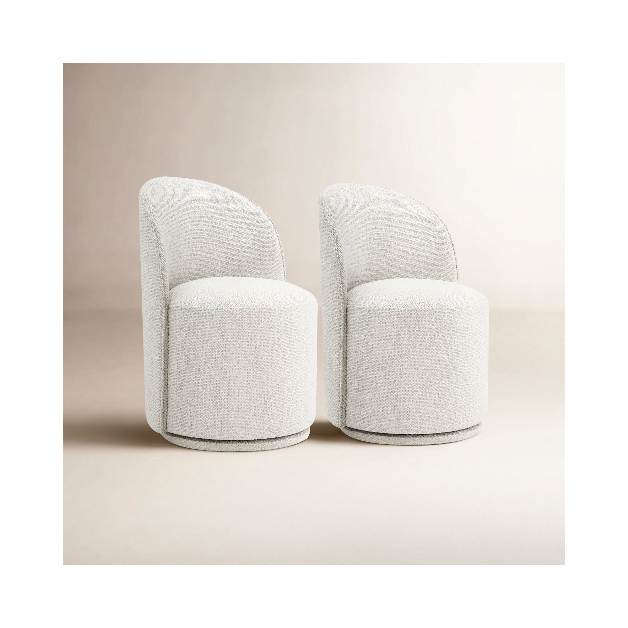 Sharlene Upholstered Side Chair, Merino Pearl