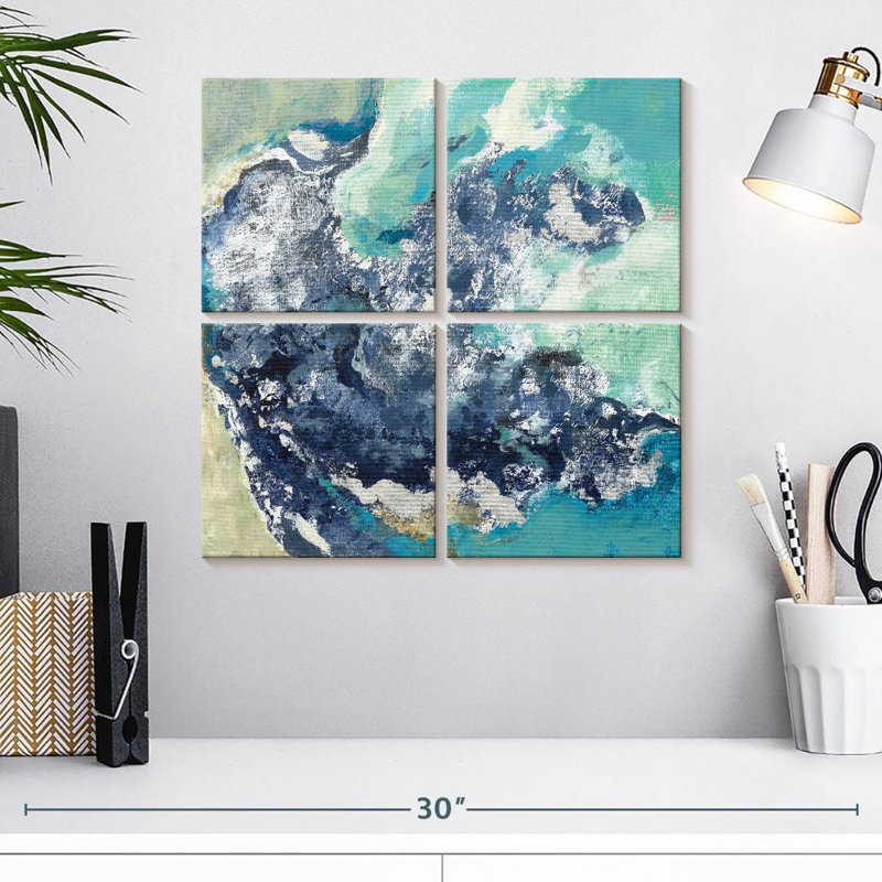 Turquoise Avery, 18" H x 18" W