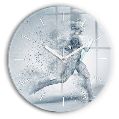 Glass Wall Clock