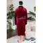  Peignoir en molleton mi-mollet avec poches-236677914-236677918