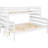 White Twin Xl Over Queen Bunk Bed With - Detachable Bedroom Robust For