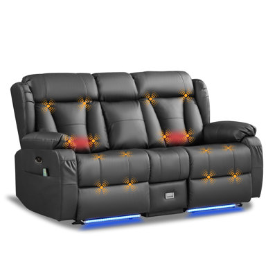 Causeuse inclinable électrique avec massage pour petits espaces Zero Wall Hugger