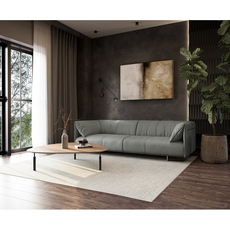 Essex Sofa 90In. In Opala Leather, Beige