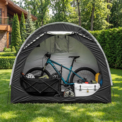 Bike Shed Waterproof Bike Storage Tent Outdoor for Bike Cover with Storage Bag
