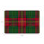 Tartan Vegan Leather Rectangle Pebble Placemat-351960968