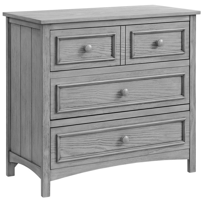 Bennett 3 Drawer Dresser (Fully Assembled), Rustic Gray