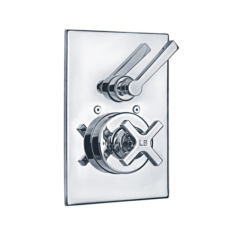 Robinet de baignoire et douche Fleetwood, Chrome poli
