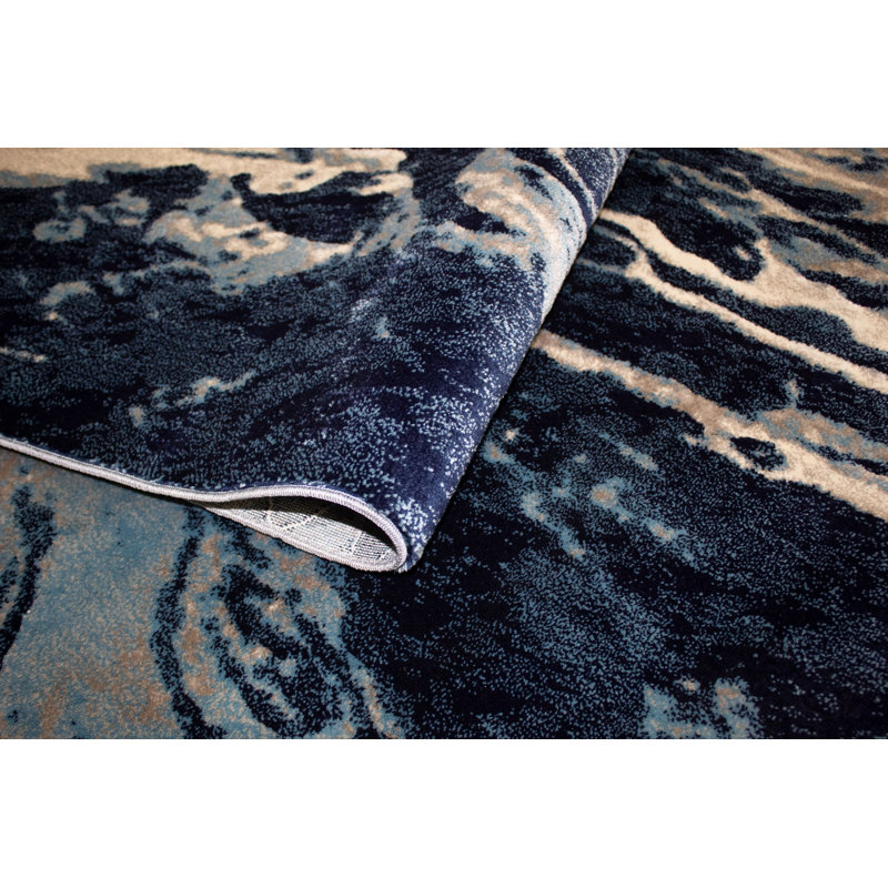 Finch Blue Rug, Runner 2'2" x 6'