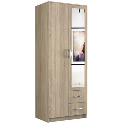 Weyburn 2 Door Manufactured Wood Wardrobe