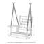 Arianna Rubberwood Porch Swing