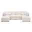 Canapé modulaire convertible 125 pièces en velours côtelé 125 "avec repose-pieds avec rangement 125"-156418447-146427814