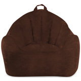 Bean Bag Chair Structured Seat for Kids, Teens and Adults, Comfy Bean Bag Chair for Gaming, Reading and Watching TV, Malibu Lounge Chair, Multiple Colors and Fabrics