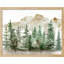 «Watercolor Pine Tree Forest» sur papier-98298719-98298720