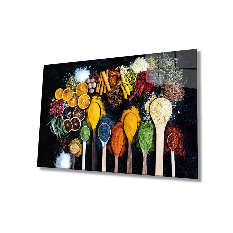 Élégante peinture décorative en verre trempé 18,1 po x 28,3 po | 100% verre trempé, épaisseur: 0,16 pouce | Superbe œuvre d'art pour la décoration intérieure, le salon et les espaces de bureau, durable et facile à nettoyer