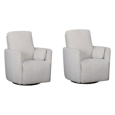 Coiscou Manual Swivel Glider Recliner Two Pack