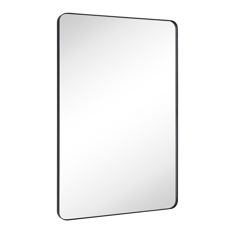 Miroir de salle de bain Kengston, Noir mat, 48 po x 30 po