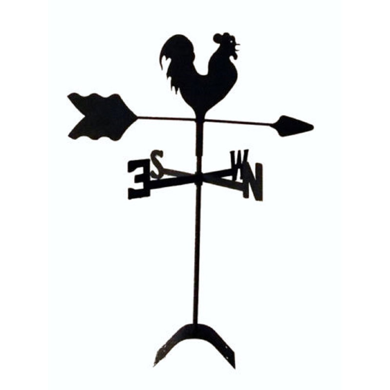 Girouette sur le toit Garde Coq