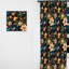 Motif marocain Boho - rideau floral - rideau floral obscurcissant - 1 panneau-107564254