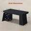 Ensemble de bureau 2 pièces, bureau de direction et bibliothèques 55,9 po
