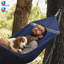  Hamac réglable Uniki avec support pliable, hamac de camping, support de hamac double d'une capacité de 550 lb, support pliable robuste et silencieux, sac de transport pour la vie active inclus, Égée-1306764903
