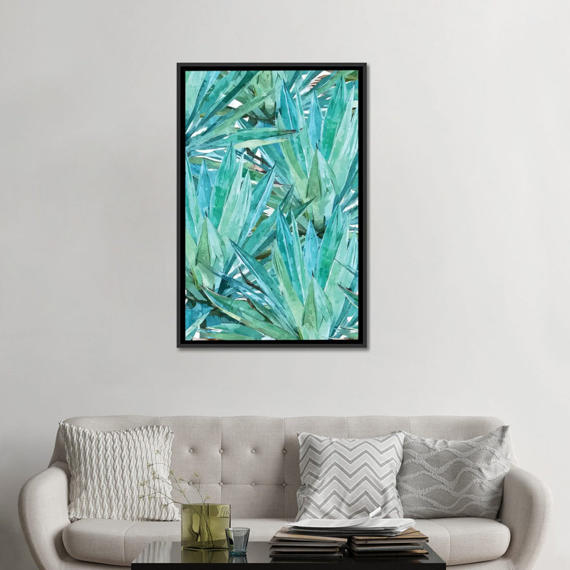 «Agave» par 83 Oranges - Giclée sur toile tendue avec châssis, H 26 po x l 18 po x P 1,5 po, Toile avec cadre noir