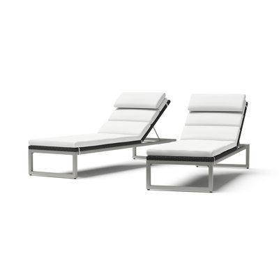 Milo Reclining Chaise Lounge with Cushion