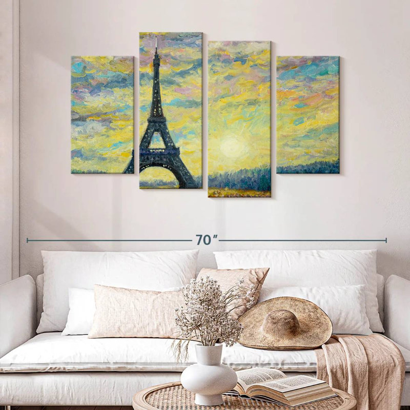 Lilie Eiffel Tower, 32'' H x 52'' W