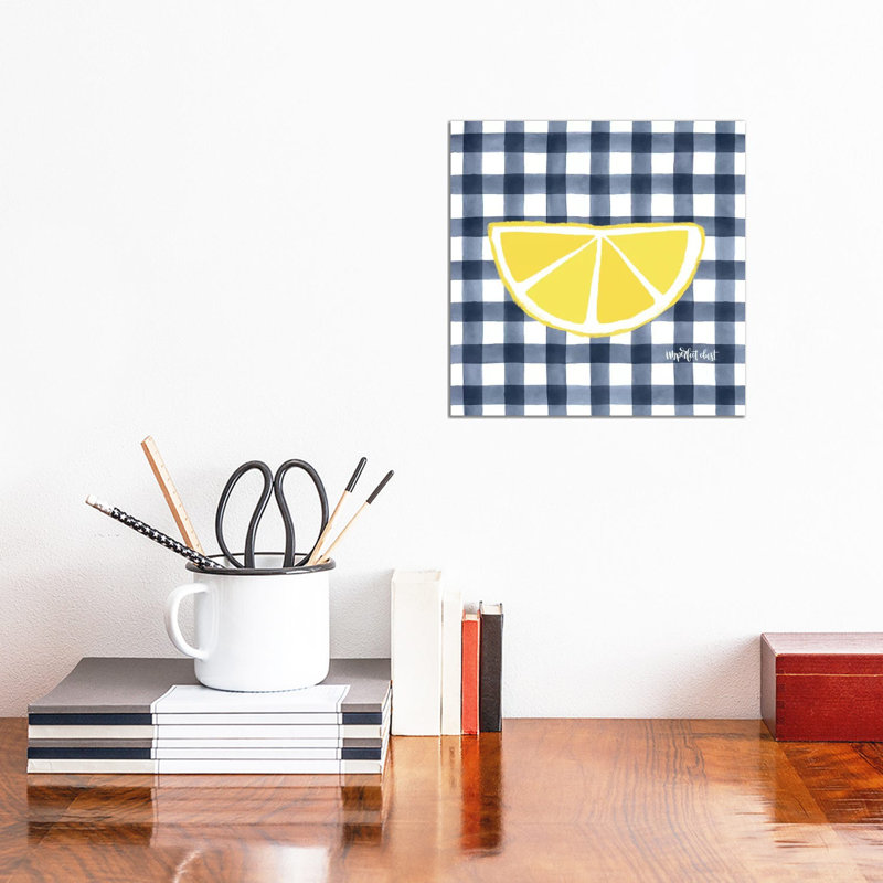 Half Lemon by Imperfect Dust - Wrapped Canvas Gallery-Wrapped Canvas Giclée, 30.48cm H x 30.48cm W