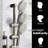 Shower System With 3 Body Jets,12 Inch Wall Mounted Round Rainfall Shower Set Rain Shower Head And Handheld Spray-99051324