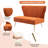Vardell Fabric 48'' Reception Loveseat-1880453335
