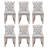 Almerinda Tufted Flax Upholstered Back Dining Chair-484154417-533324188