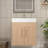 23.6" Wall-Mounted Single Bathroom Vanity Set-98420085