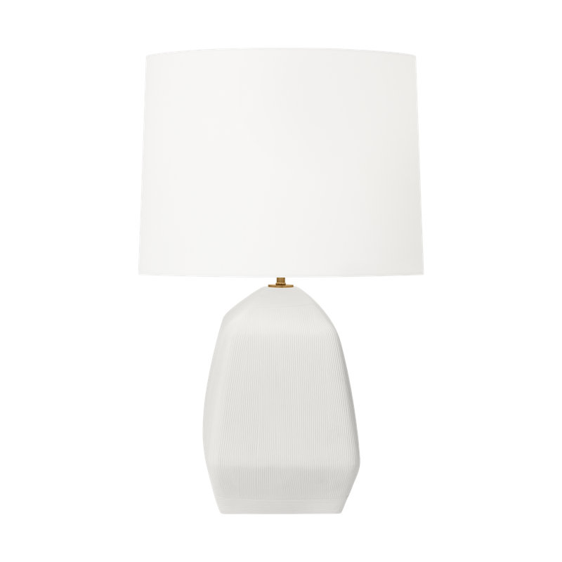 Tallulah Table Lamp, Matte White