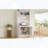 Compact Kitchen Pantry Buffet with Foldable Workstation-48522192