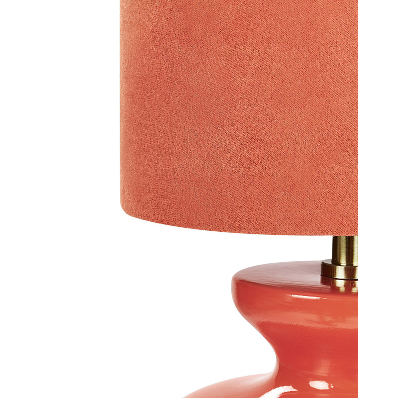 Bozarth Ceramic Table Lamp, Red