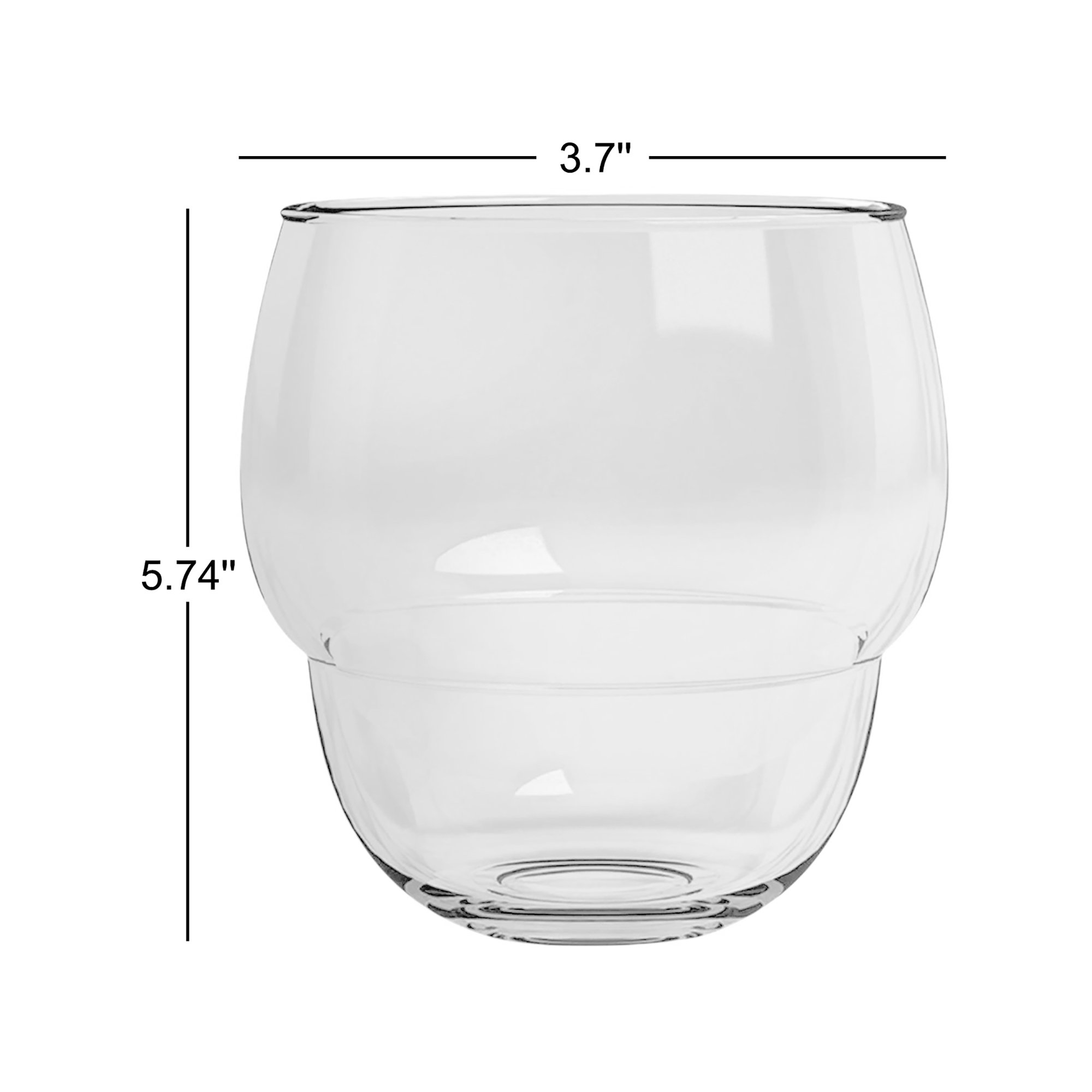 Tarhong Acrylic Stacking Bubble Tumbler, Orange