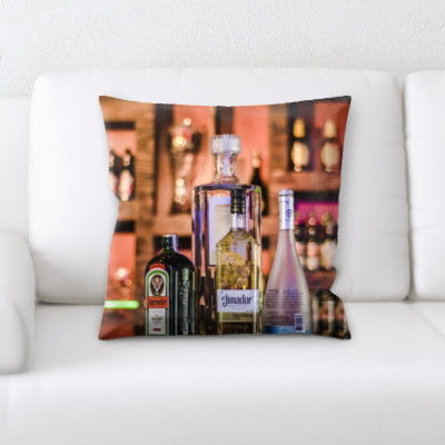 Janiyah Alcholic Beverage Throw Pillow