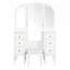 Meuble-lavabo antique avec miroir triple
