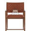 Chaise avec accoudoirs rembourrée Morrow