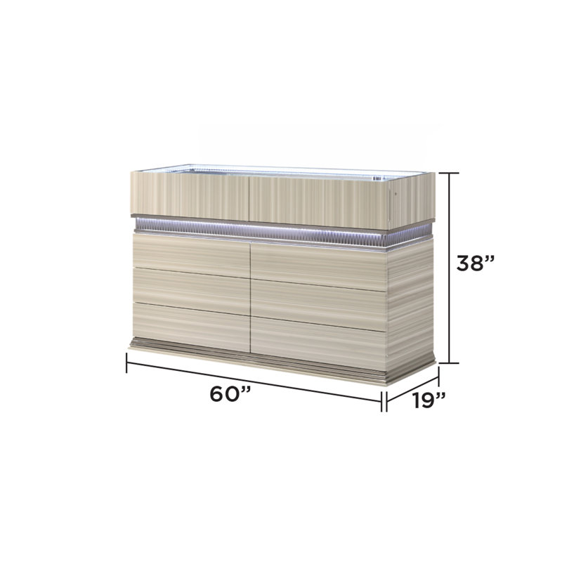 Commode 6 tiroirs Leonor